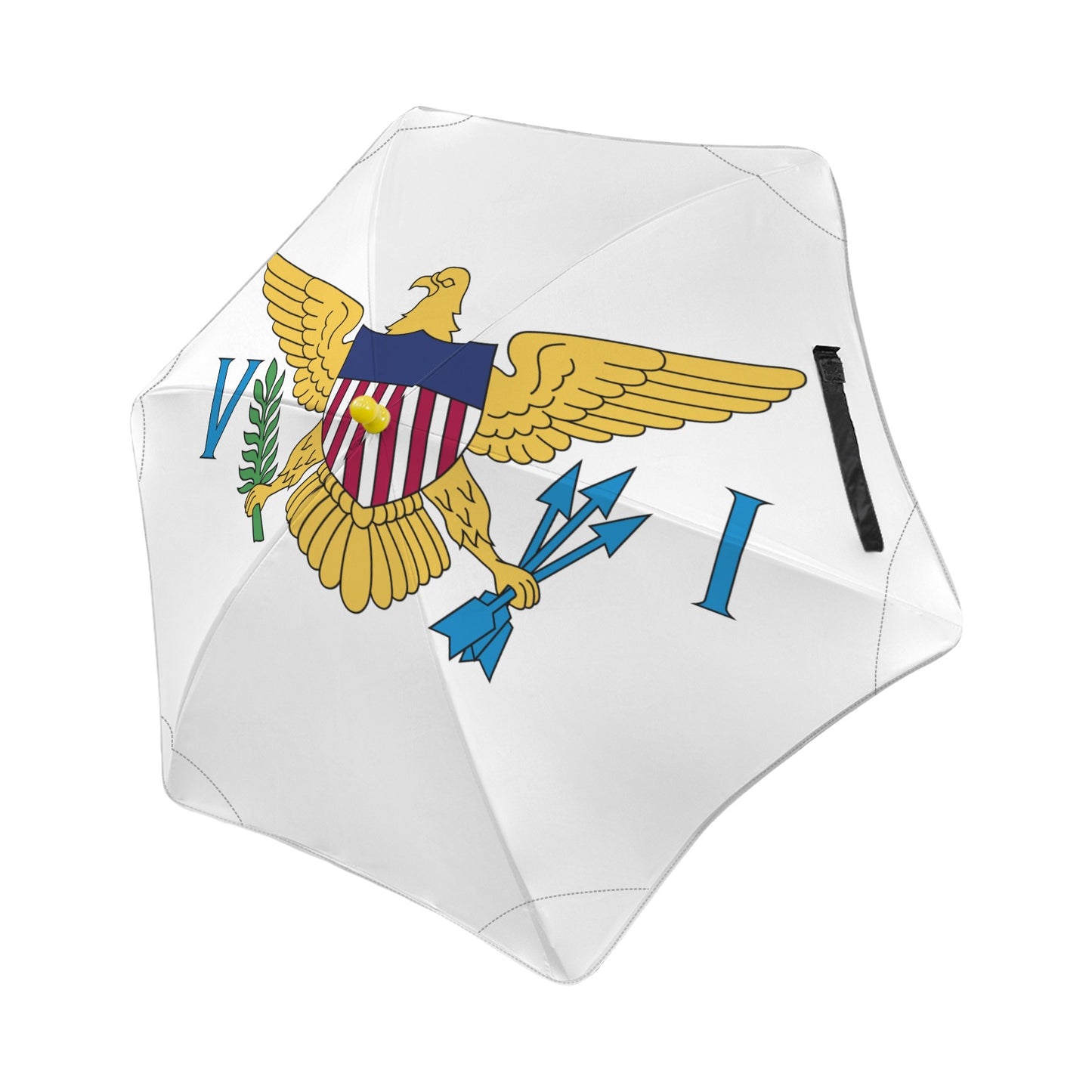 Virgin Islands (US) Flag  Inspired Kids Safe Round Corner Umbrella