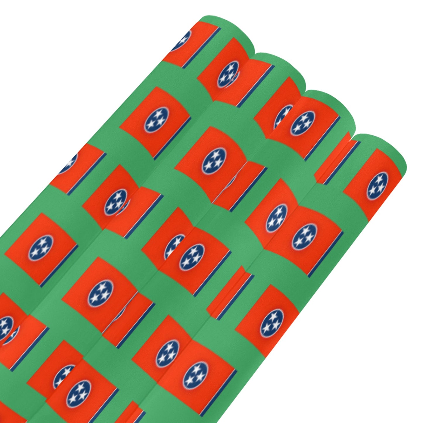 Tennessee Flag Custom Gift Wrapping Paper 58"x 22.5" (4 Rolls)
