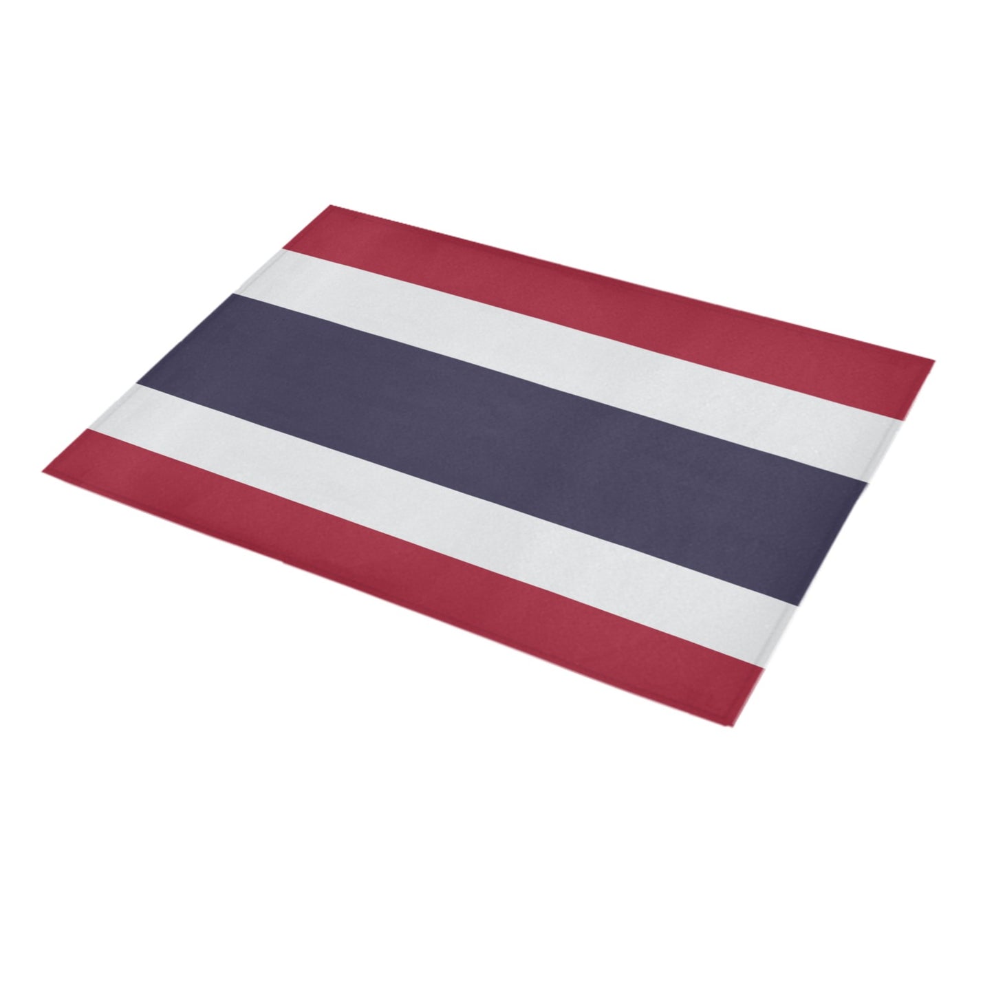 Thailand Flag Inspired Doormat 30" x 18" (Sponge Material)