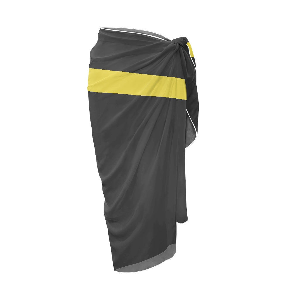 Thin Gold Line Flag Inspired Bikini Cover-Up Style-2