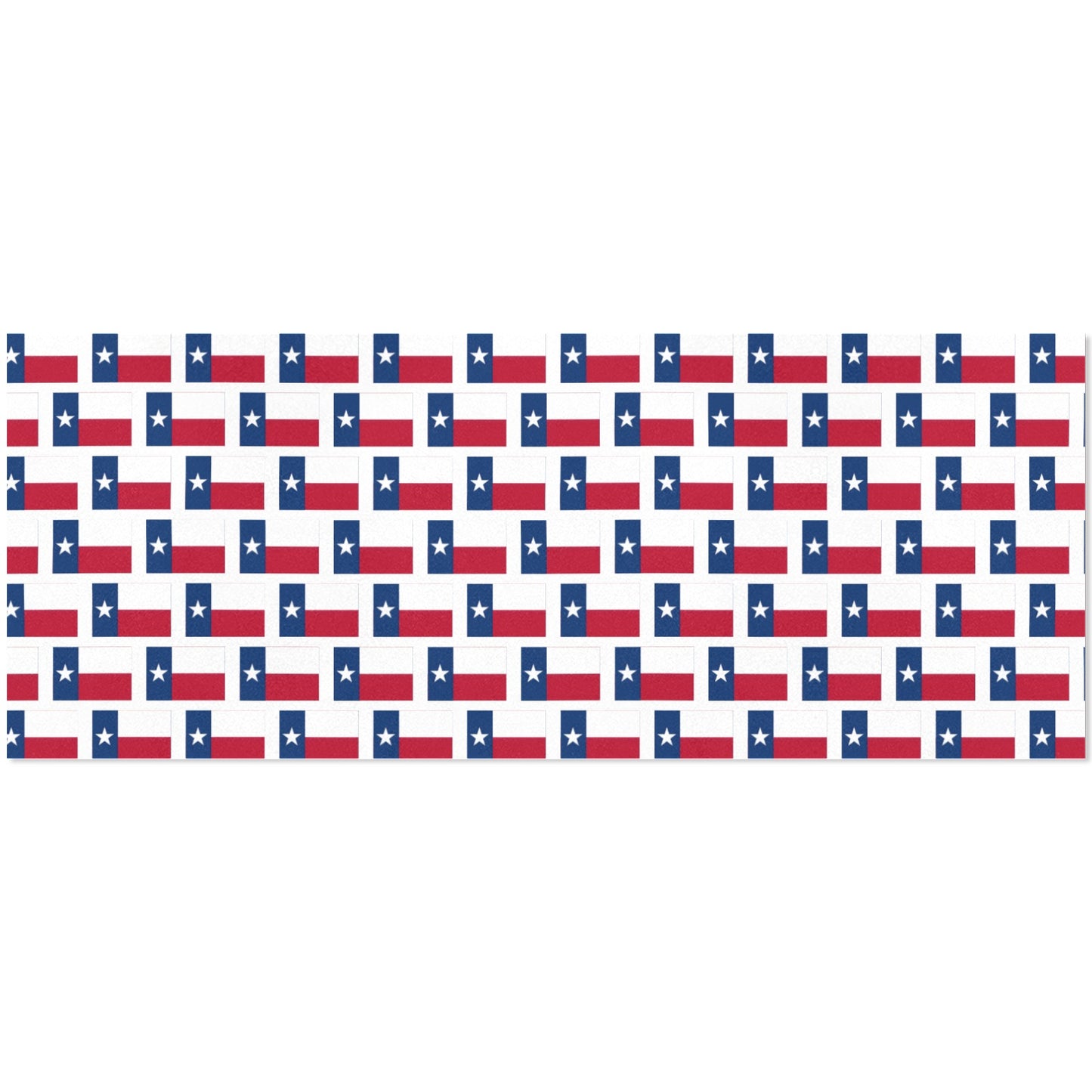 Texas Flag Inspired Pattern Custom Gift Wrapping Paper 58"x 22.5" (4 Rolls)