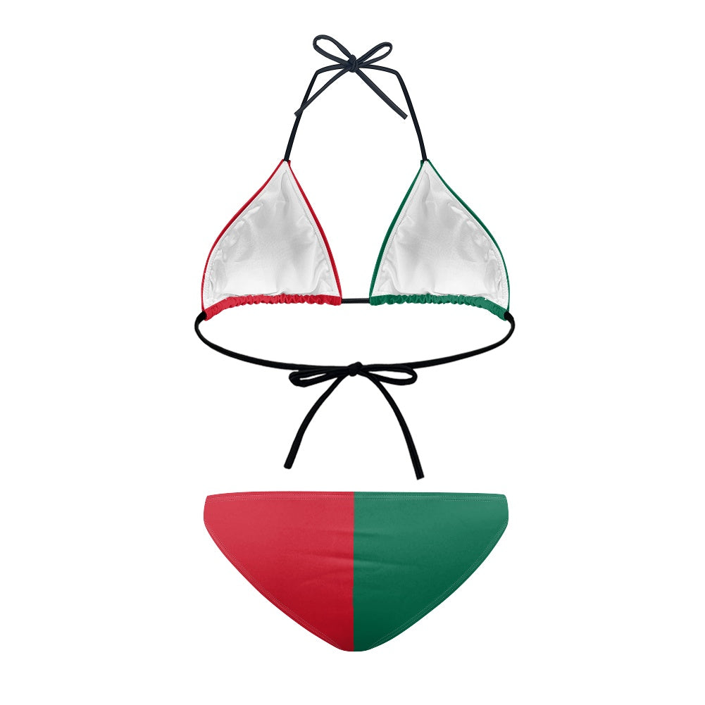 Mexico Flag Inspired Women's Bikini