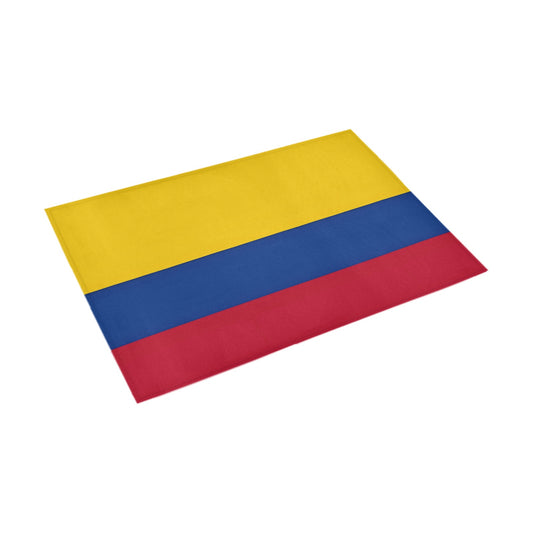 Colombia Flag Inspired Doormat 30" x 18" (Sponge Material)