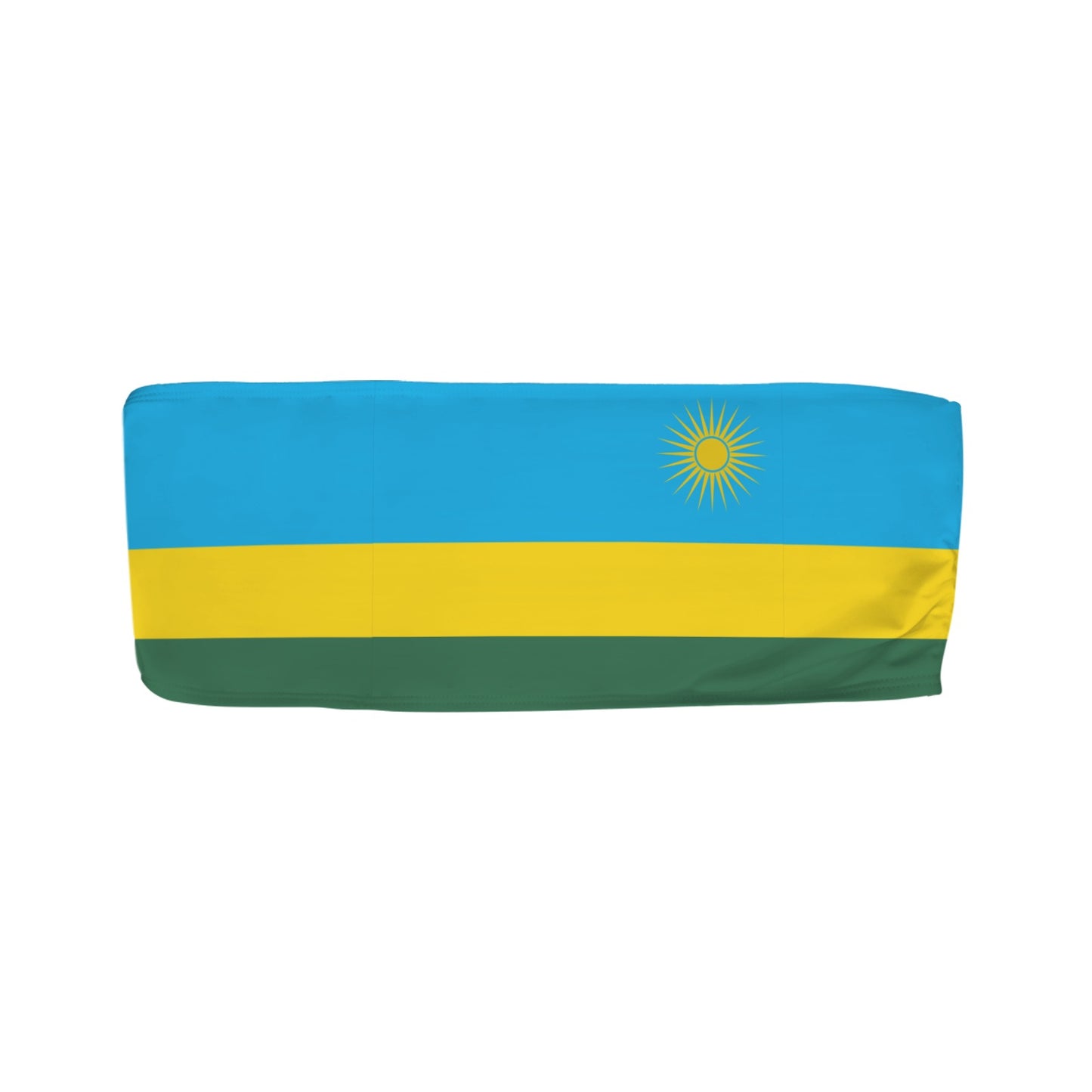 Rwanda Flag Inspired Bandeau Tube Bikini Top