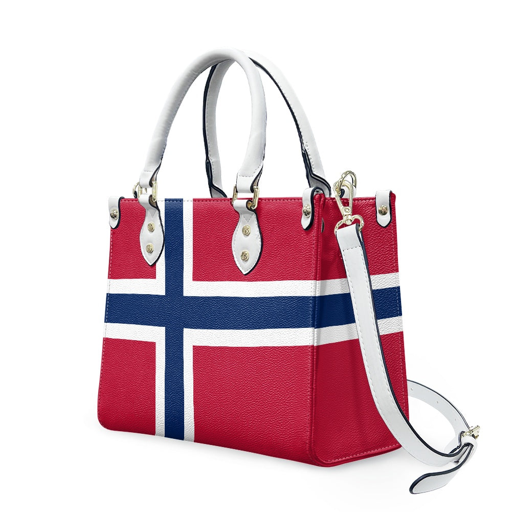 Norway Flag Bag With Bold Display – PU Leather Purse for Everyday - Luv My Flag