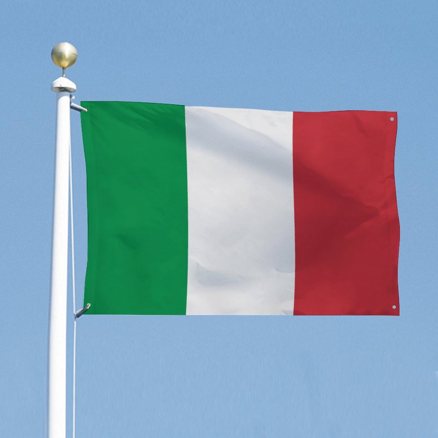 Italy Flag Inspired Wall Mount Flag with Four Grommets (35x59 in)
