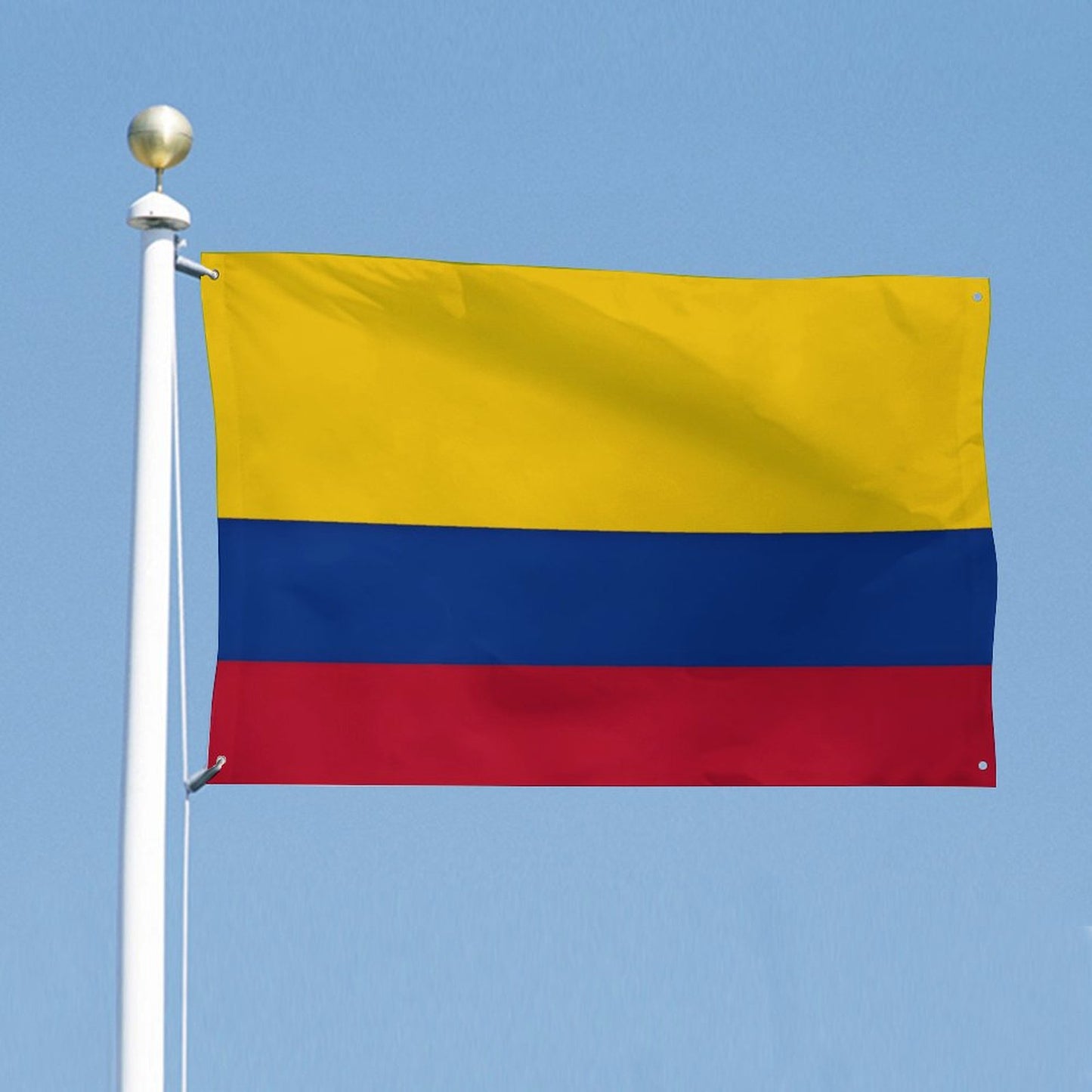 Colombia Flag Inspired Wall Mount Flag with Four Grommets (35x59 in)