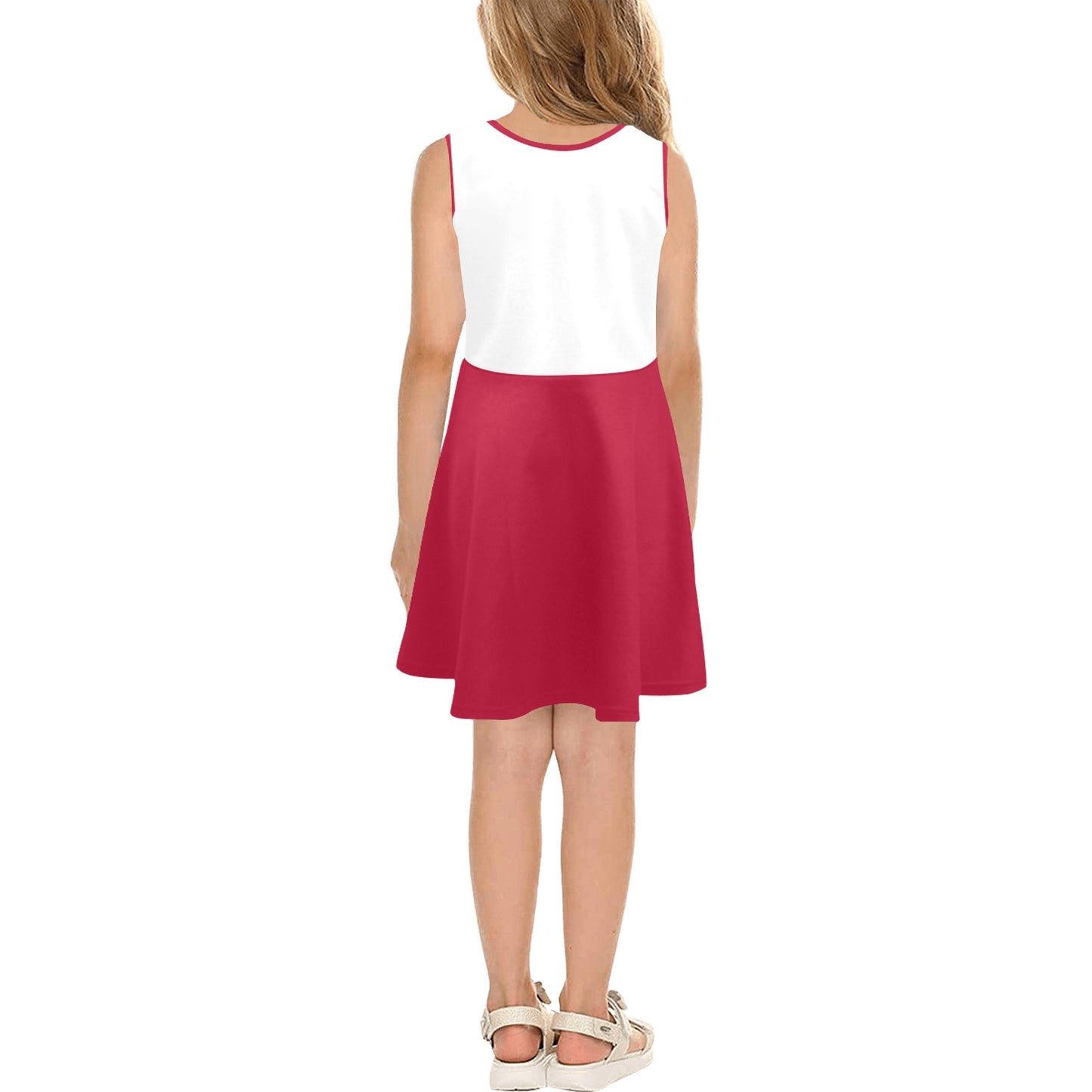 California Flag Inspired Girls' Sleeveless Sundress | Ships from USA