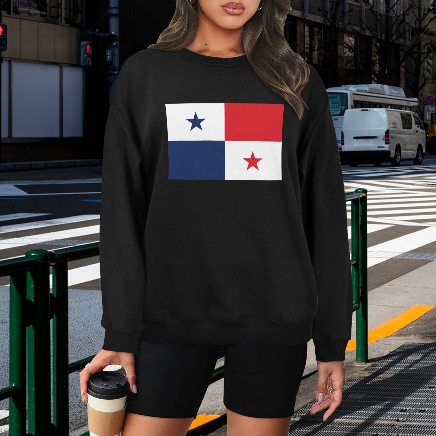 Panama Flag Unisex Fleece Sweatshirt (Made in the USA)
