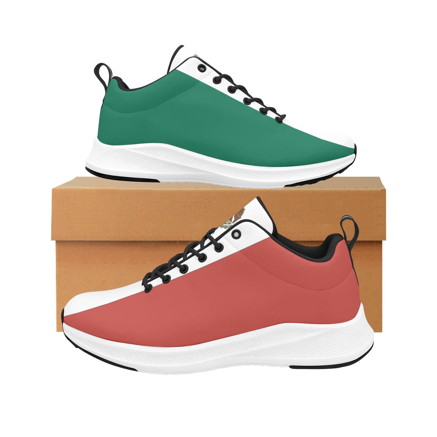 Mexico Flag Inspired Men's Alpha Running Shoes