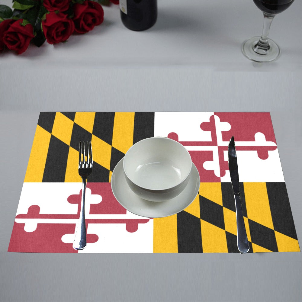 Maryland Flag Placemats 12" x 18" (Set of 6)