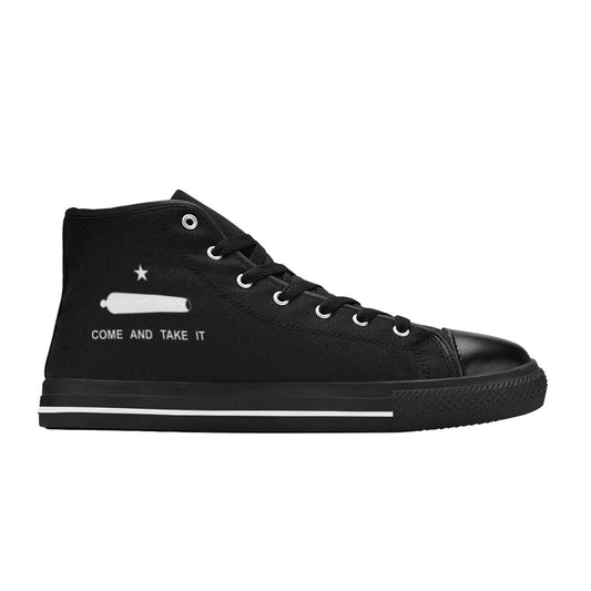 Come and Take It Flag Mens High Top Canvas Shoes