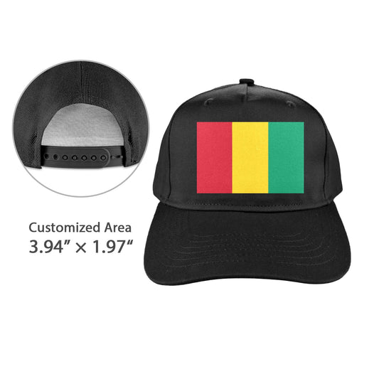 Guinea Flag Inspired Baseball Cap | Printed in the  USA
