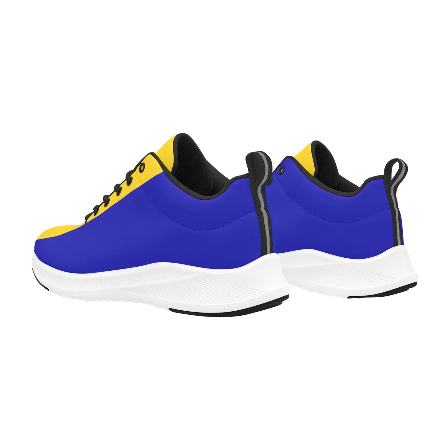 Barbados Flag Inspired (black) Men's Alpha Running Shoes
