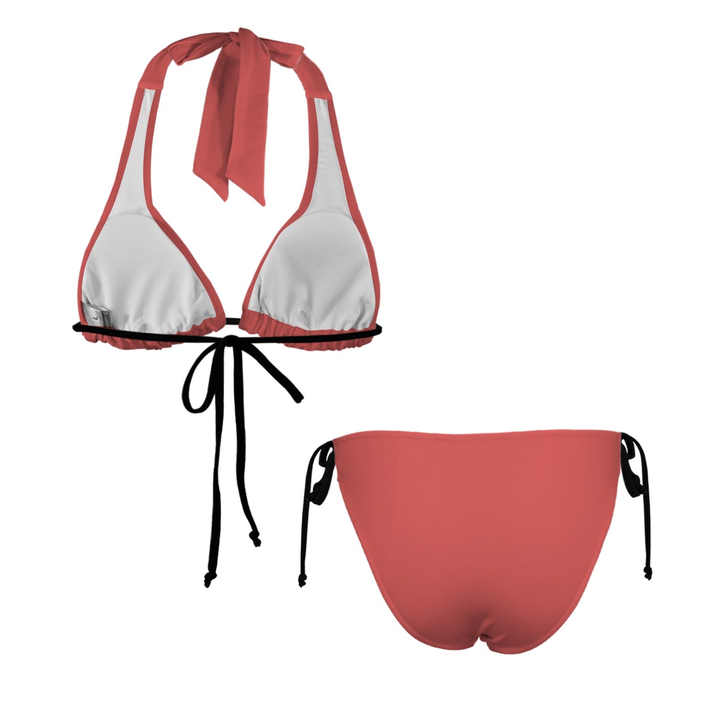 Canada Flag Inspired Halterneck String Bikini Sets