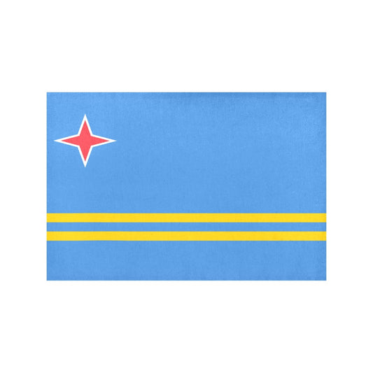 Aruba Flag Placemats 12" x 18" (Set of 6)
