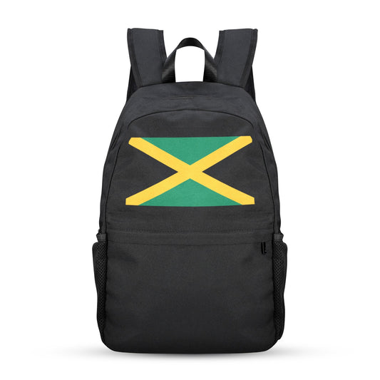 Jamaica Flag Inspired Casual Backpack Printed in the USA