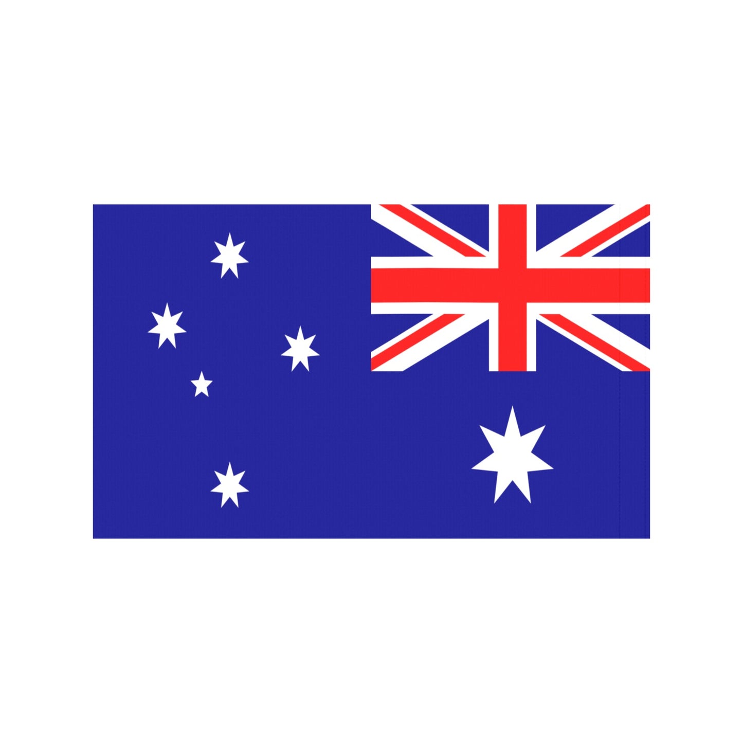 Australian flag featuring stars, Union Jack, by Luv My Flag.