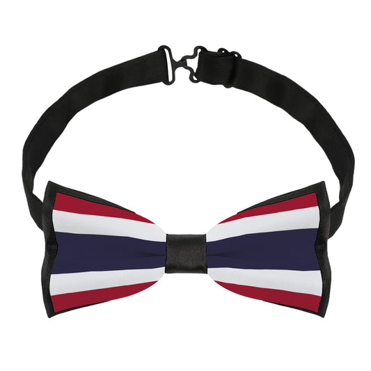 Thailand Flag Inspired Bow Tie – Look Sharp, Show your Columbian Pride