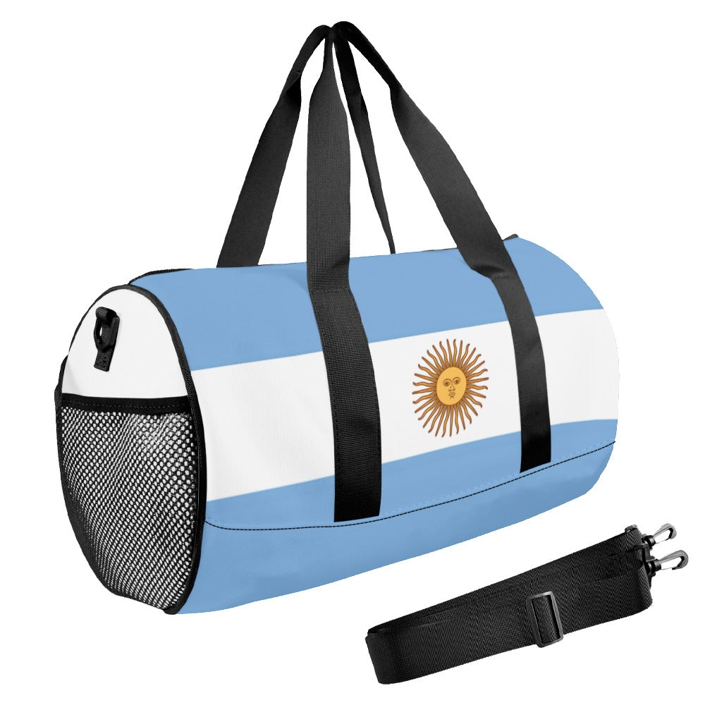 Argentina Flag Inspired Travel Duffel Bag