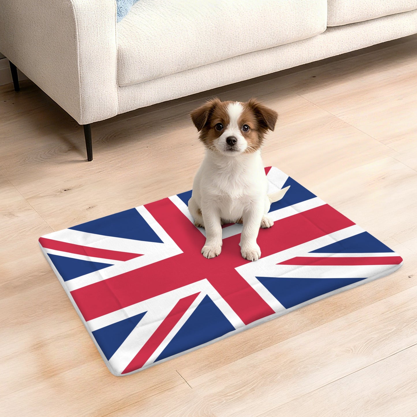 UK/Great Britain Flag Inspired Pet Mat 25x18inch (Made in the USA)