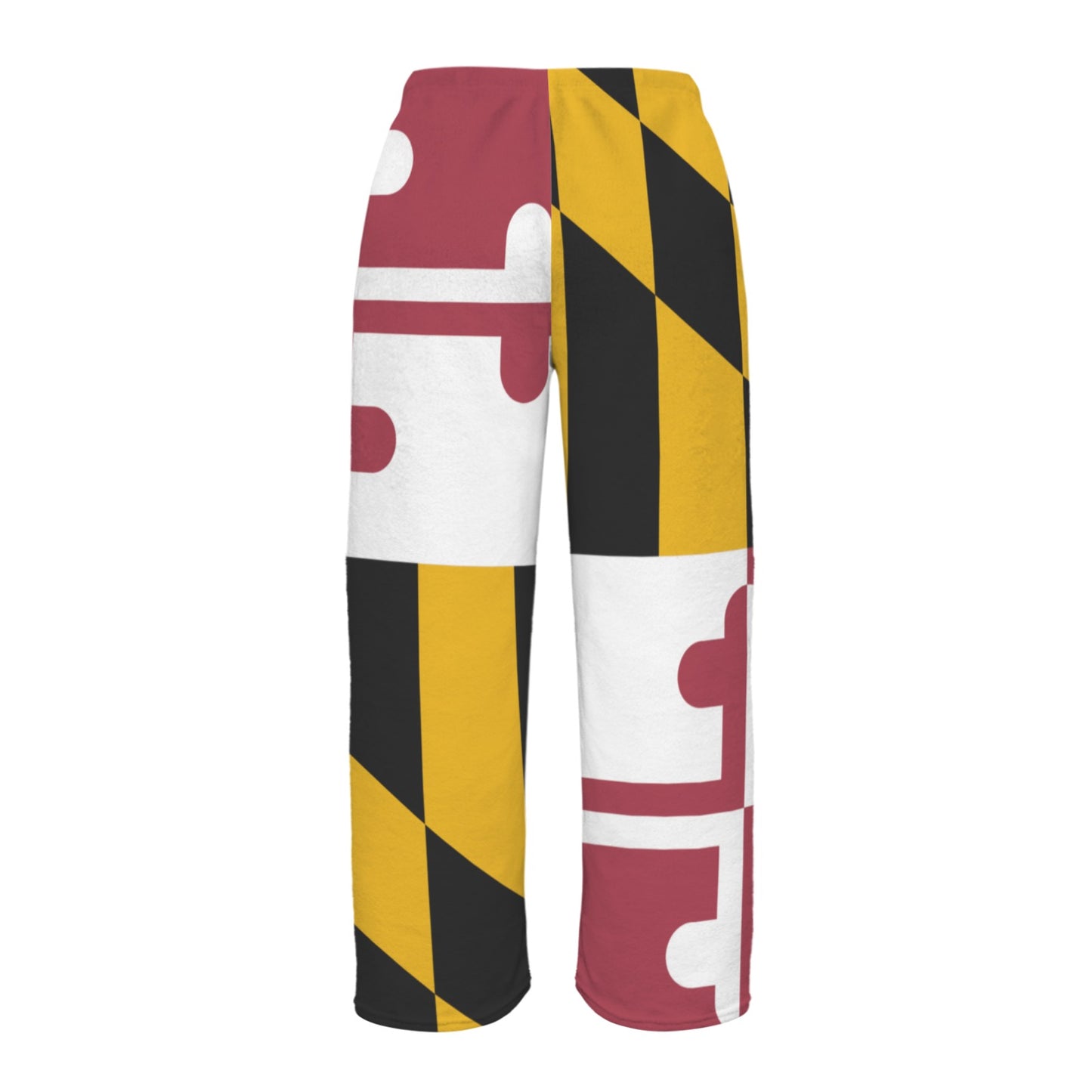 Maryland Flag Inspired Women's Flannel Pajama Trousers Made in the USA