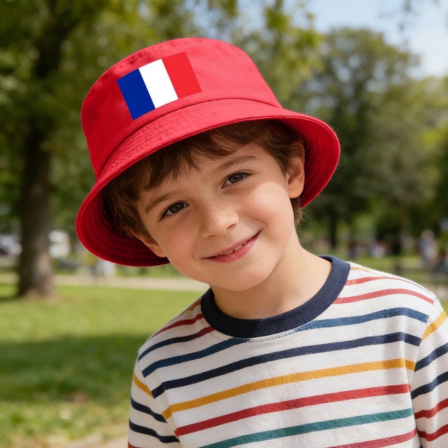 France Flag Inspired Kids’ Bucket Hat | Ships from USA