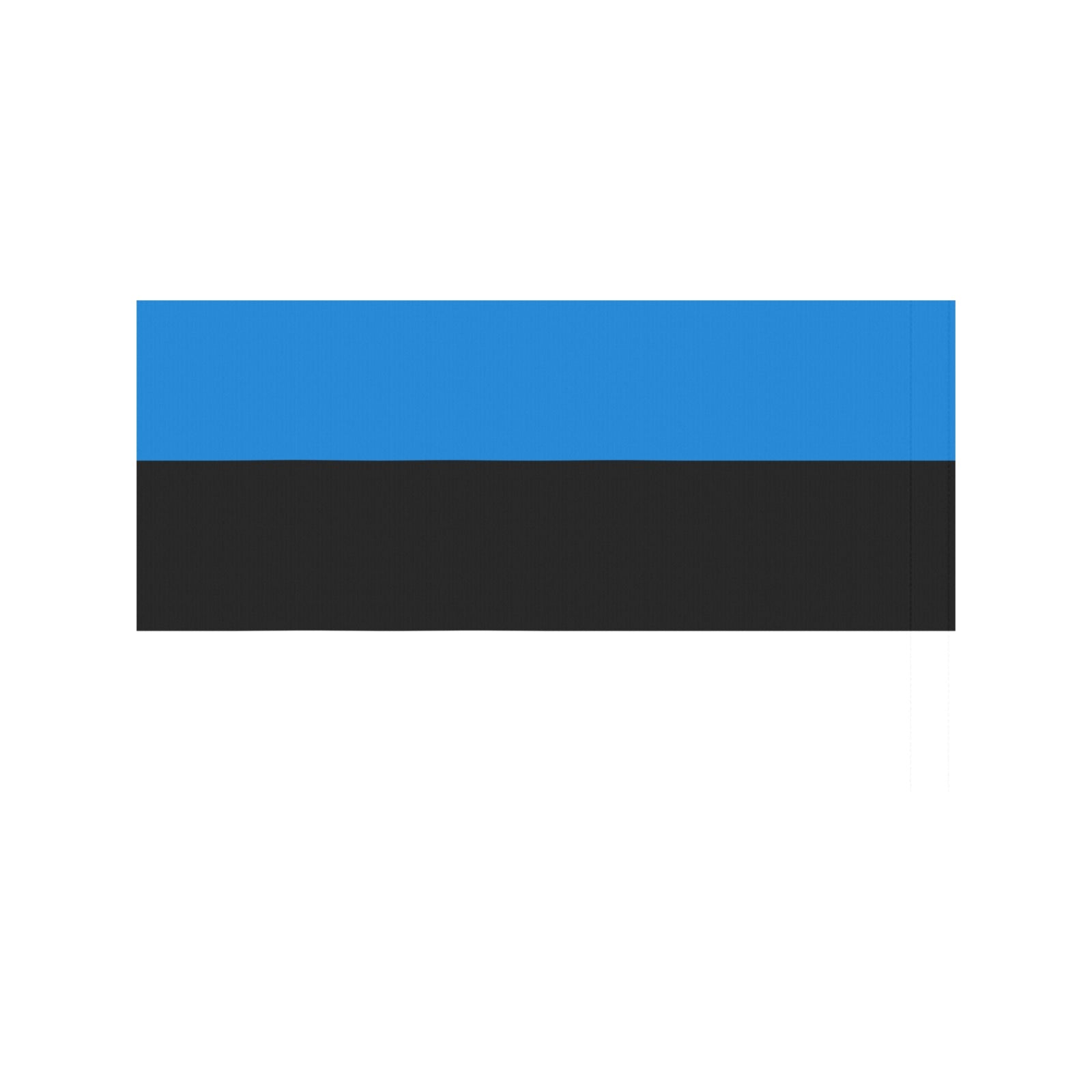 Luv My Flag design featuring blue, black, white stripes.