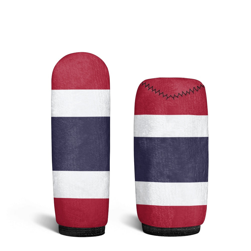 Thailand Flag Inspired Gear Lever Cover+Hand Brake Cover