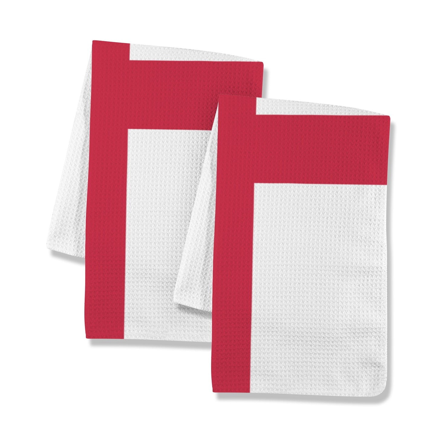 England Flag Inspired Kitchen Towel 40X60cm (Pack of 2) (Made in the USA)