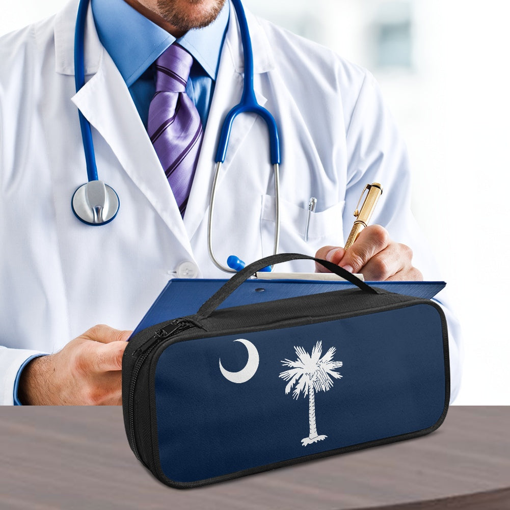 South Carolina Flag Inspired Stethoscope Storage Bag