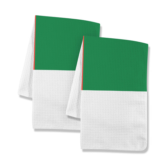 Madagascar Flag Inspired Kitchen Towel 40X60cm (Pack of 2) | Printed In the USA