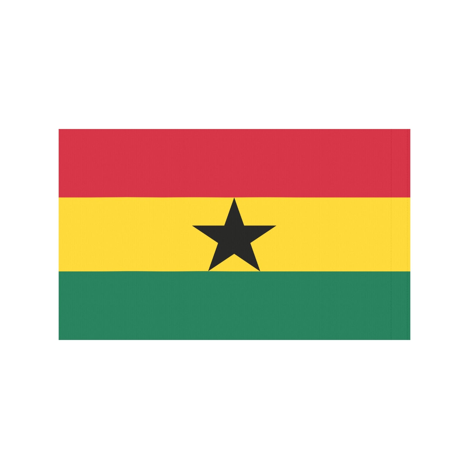 Luv My Flag Ghana flag with red, yellow, green stripes.