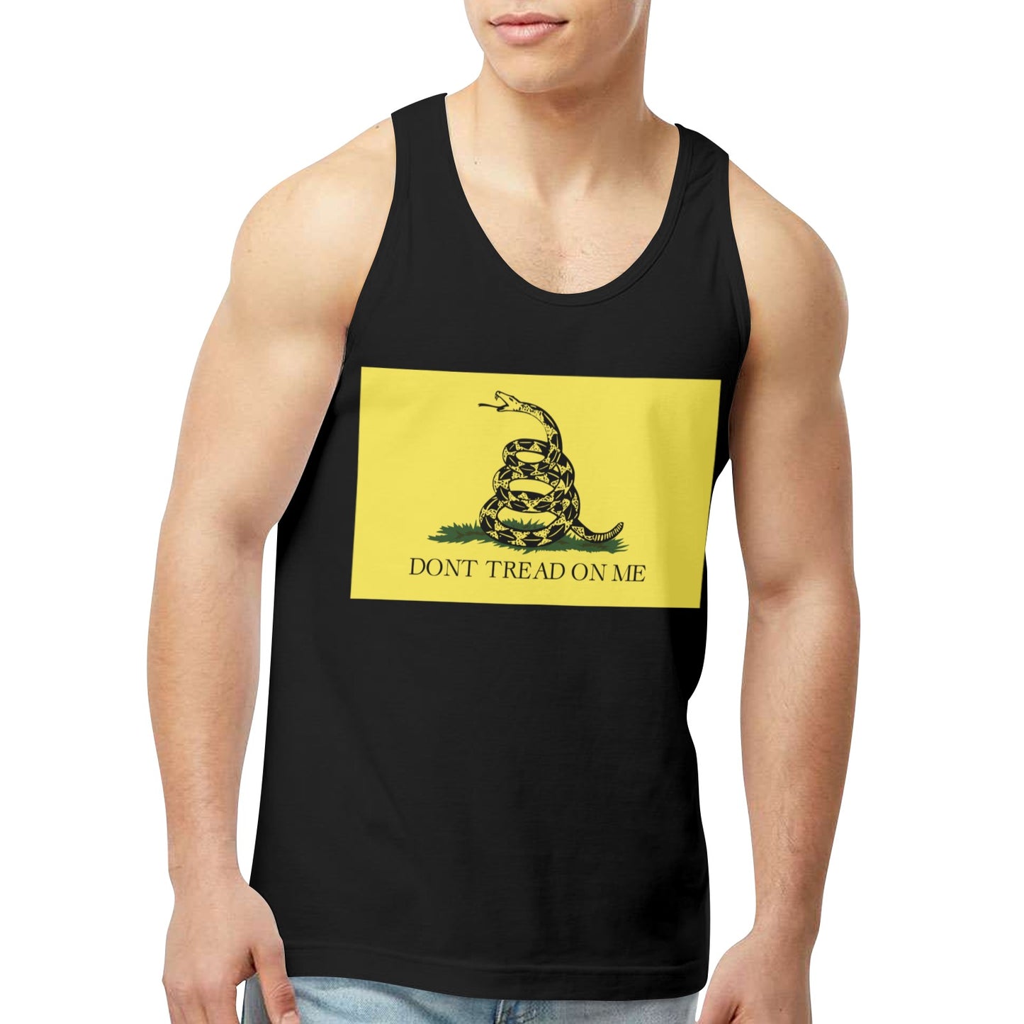 Gadsden Flag Men's Tank Top (Front Printing) | Ships from USA