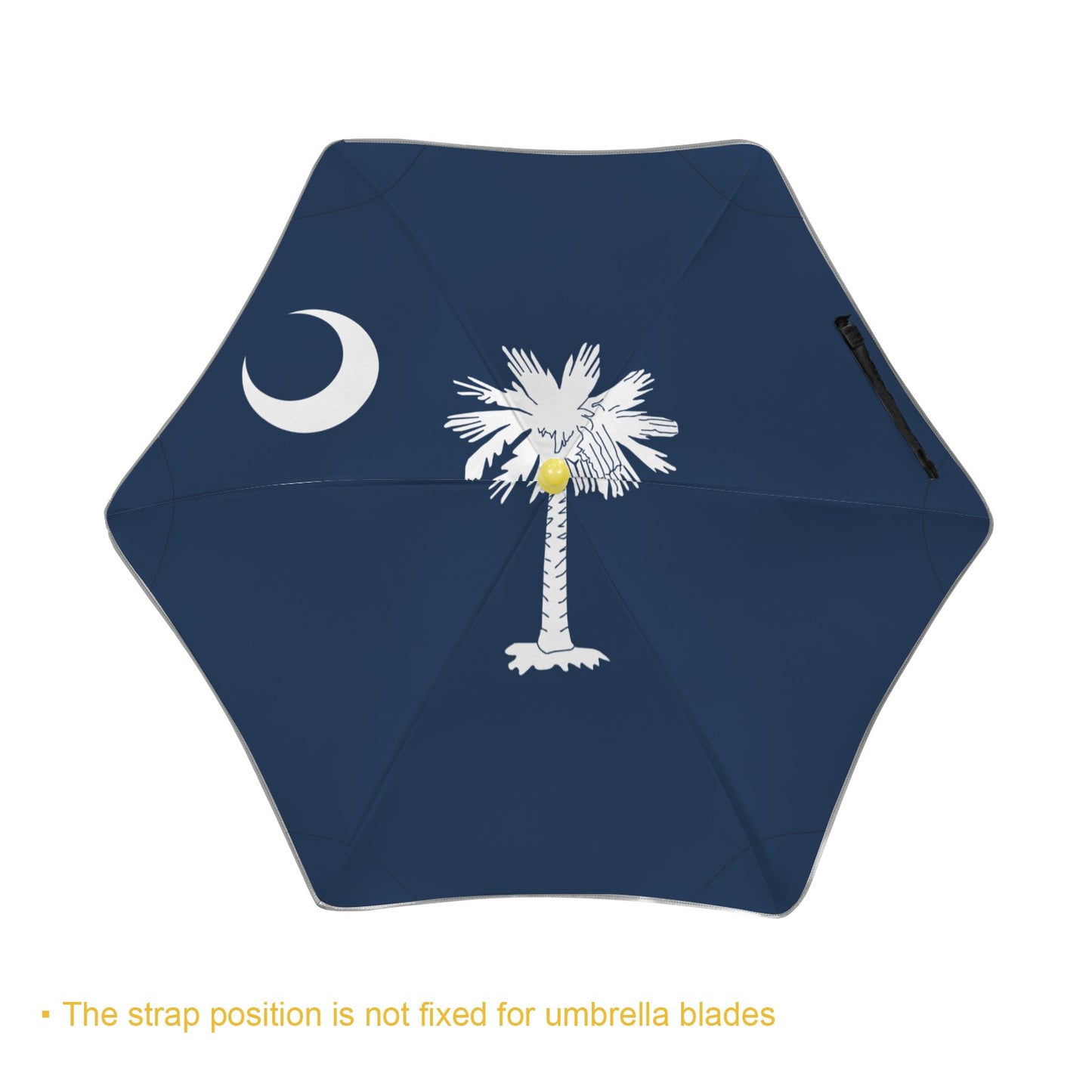 South Carolina Flag Inspired Kids Safe Round Corner Umbrella