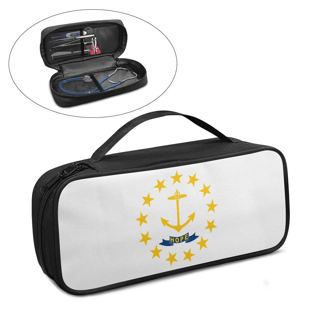 Rhode Island Flag Inspired Stethoscope Storage Bag