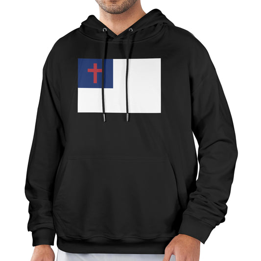 Christian Flag Inspired Men's Hoodie (Made in the USA)