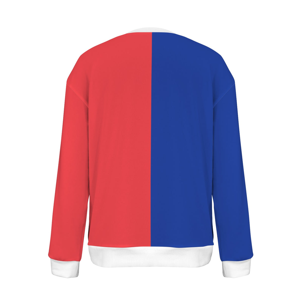 France Flag Inspired Women's Crew Neck Sweater Printed in the USA