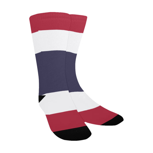 Thailand Flag Inspired Kid's Socks (Made in the USA)