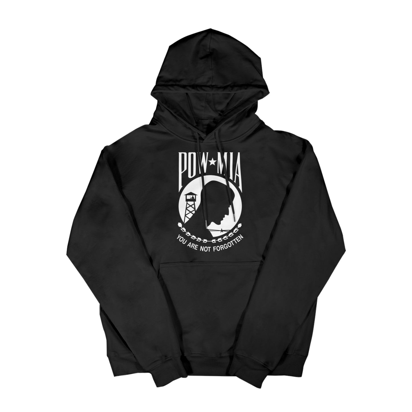 POW/MIA Flag Inspired Women's Hoodie (Made in the USA)