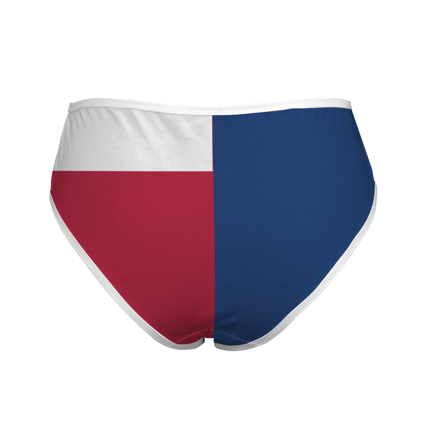Texas Flag Inspired Women's High Waisted Brief