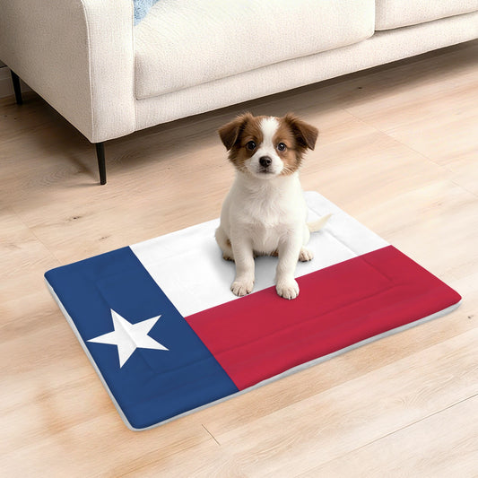Texas Flag Inspired Pet Mat 25x18inch (Made in the USA)