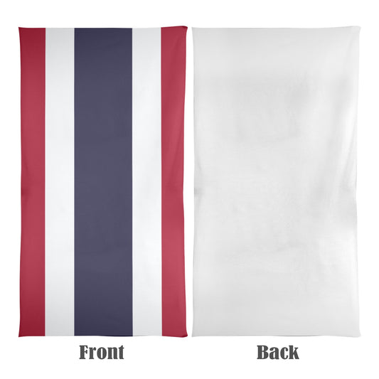 Thailand Flag Beach Towel 31"x71" (Made in USA)