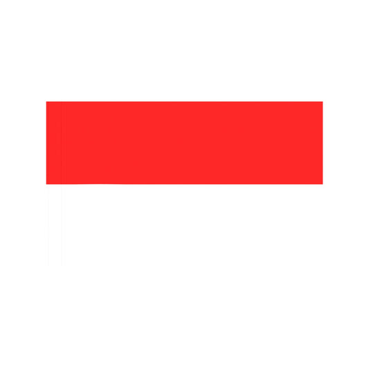 Luv My Flag Indonesia red and white horizontal flag design.