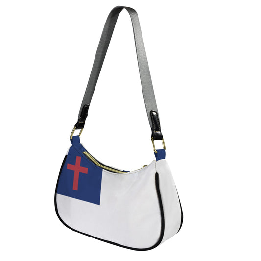 Christian Flag Inspired Women's Shoulder Bag