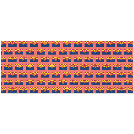 Arizona Flag Custom Gift Wrapping Paper 58"x 22.5" (4 Rolls)