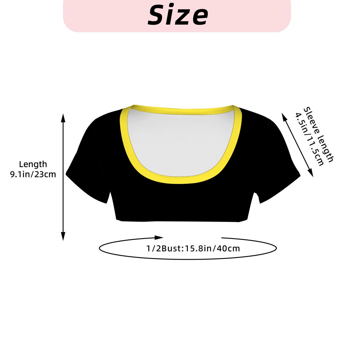 Thin Gold Line Flag Inspired Women's 1/2 Cut Short Sleeve T-Shirt Style-2