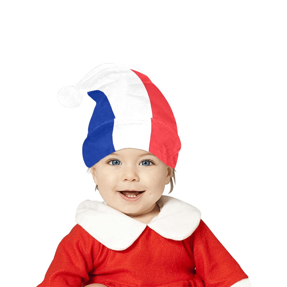 France Flag Christmas Santa Hat