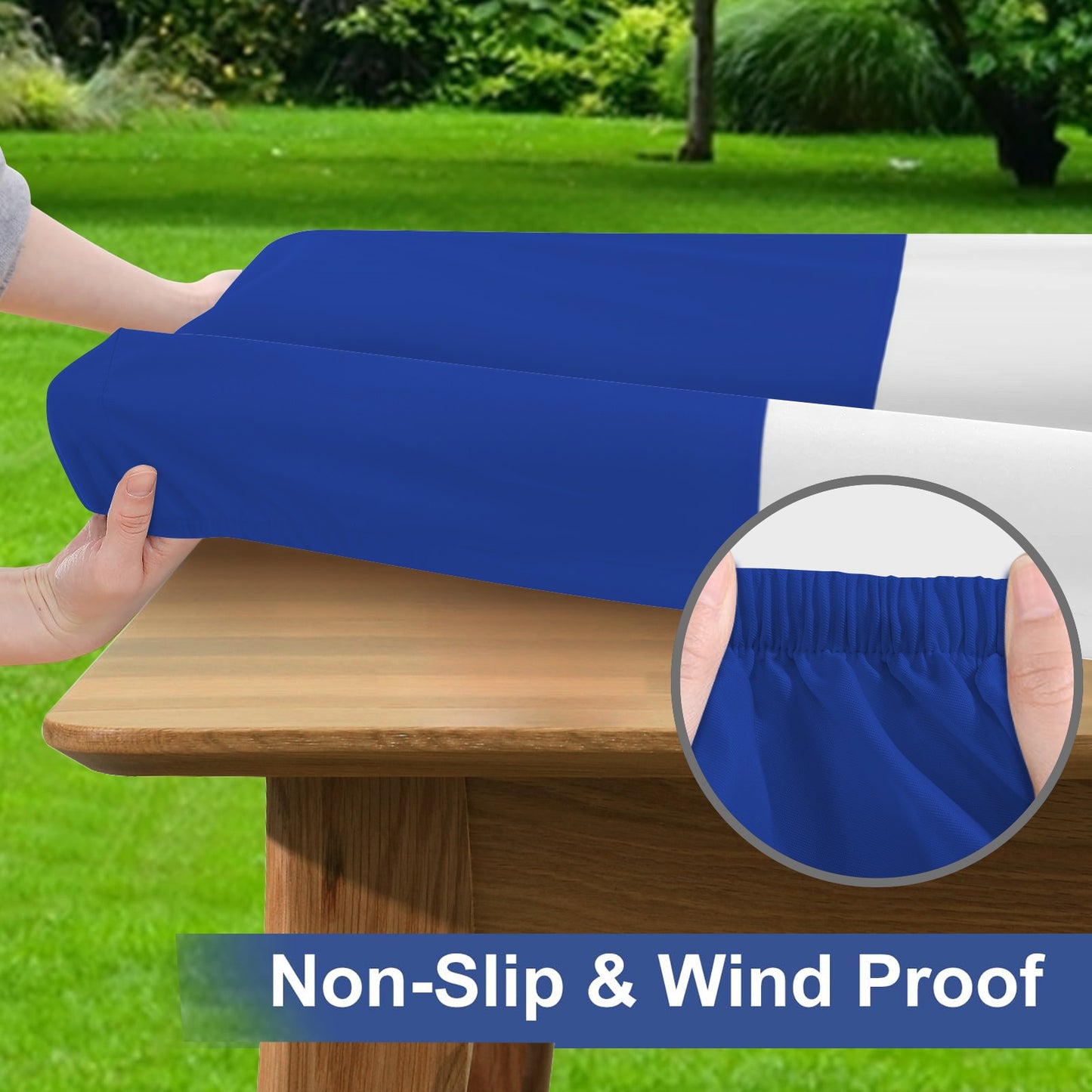 France Flag Picnic Table Cover (72" x 30") (Made in the USA)