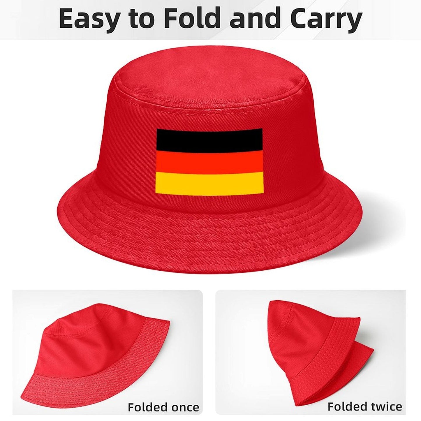 Germany Flag Inspired Kids’ Bucket Hat | Ships from USA